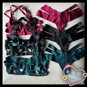 Victoria's Secret 6 pc Very Sexy Luxe Bra & Panty *UNWORN TAGS REMOVED* 36C, SM